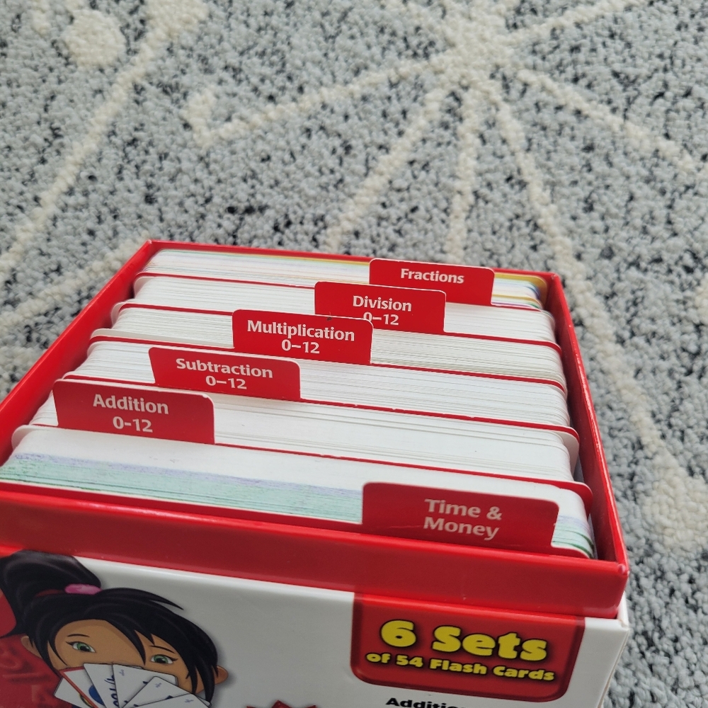 Math Flash Card Set & Subtraction Cards - Picture 6 of 12